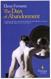 Front cover of I giorni dell'abbandono by Elena Ferrante