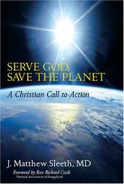Front cover of Serve God, Save the Planet by J. Matthew Sleeth