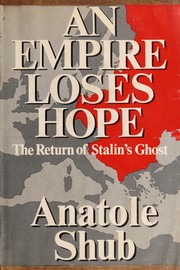 Front cover of An empire loses hope by Anatole Shub