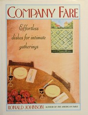 Cover of Company fare by Ronald Johnson