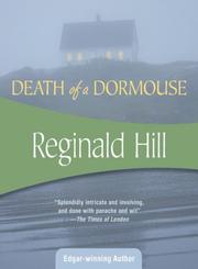 Front cover of Death of a dormouse by Reginald Hill