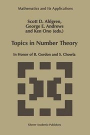 Cover of Topics in Number Theory by Scott D. Ahlgren
