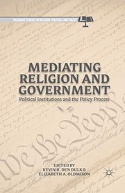Front cover of Mediating Religion and Government by Kevin R. den Dulk