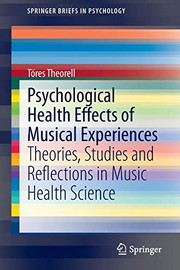 Cover of Psychological Health Effects of Musical Experiences by Töres Theorell
