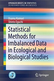 Front cover of Statistical Methods for Imbalanced Data in Ecological and Biological Studies by Osamu Komori