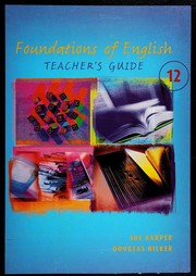 Front cover of Foundations of English 12 by Sue Harper