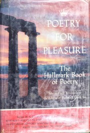 Front cover of Poetry for pleasure by Hallmark Cards, Inc.