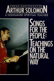 Front cover of Songs for the People by Arthur Solomon