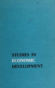 Cover of Studies in economic development by Bernard Okun