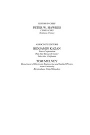 Front cover of Optics of charged particle analyzers by Mikhail Yavor