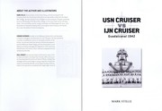 Cover of USN cruiser vs IJN cruiser by Mark Stille