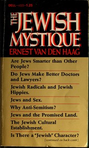 Cover of The Jewish mystique by Ernest Van den Haag