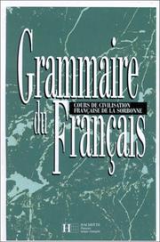 Front cover of Grammaire du français by Y. Delatour