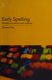 Front cover of Early spelling by Gunther R Kress