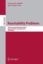 Cover of Reachability Problems by Parosh Aziz Abdulla