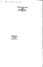 Front cover of The dame of Ossipee by Rossiter Johnson