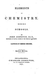 Front cover of Elements of Chemistry: For the Use of Schools by John Johnston