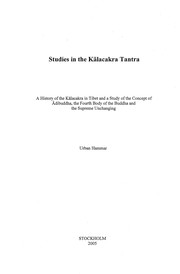 Front cover of Studies in the Kālacakra tantra by Urban Hammar