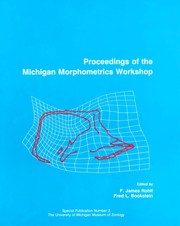 Front cover of Proceedings of the Michigan Morphometrics Workshop by Michigan Morphometrics Workshop (1988 University of Michigan)