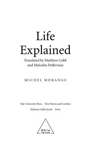 Cover of Life explained by Michel Morange