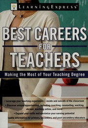 Front cover of Best careers for teachers by LearningExpress Editors