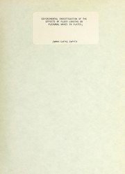 Front cover of Experimental investigation of the effects of fluid loading on flexural waves in plates by James Laing Jarvis