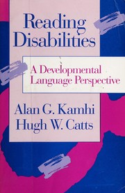 Cover of Reading disabilities by Alan G. Kamhi
