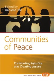 Front cover of Communities of peace by Danielle Poe
