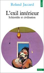 Cover of L' exil intérieur by Roland Jaccard