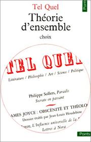 Cover of Theorie d'ensemble by Michel Foucault