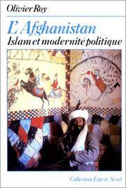 Front cover of L' Afghanistan by Olivier Roy