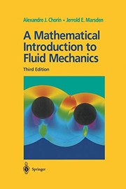 Cover of A Mathematical Introduction to Fluid Mechanics by Alexandre J. Chorin