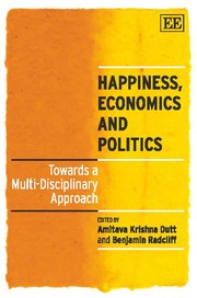 Front cover of Happiness, economics and politics by Amitava Krishna Dutt