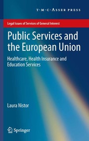 Front cover of Public Services and the European Union by Laura Nistor