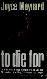Cover of To Die For by Joyce Maynard