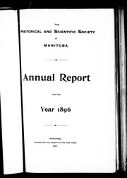 Cover of The Historical and Scientific Society of Manitoba by Historical and Scientific Society of Manitoba.