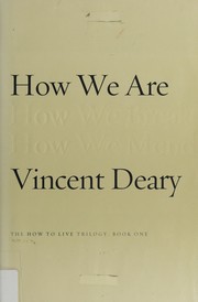 Cover of How we are by Vincent Deary