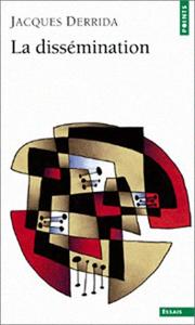 Cover of La dissémination by Jacques Derrida