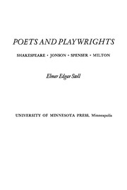 Cover of Poets and playwrights by Elmer Edgar Stoll