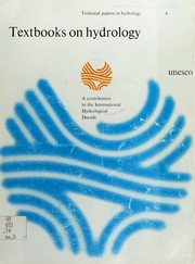 Cover of Textbooks on hydrology by Unknown