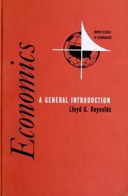Front cover of Economics by Lloyd George Reynolds