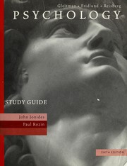 Front cover of Study Guide to Accompany Psychology, Sixth Edition by Daniel Reisberg