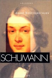 Cover of Schumann by André Boucourechliev