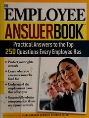 Front cover of The employee answer book by Diana Brodman Summers