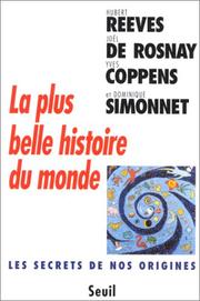 Front cover of La plus belle histoire du monde by Hubert Reeves