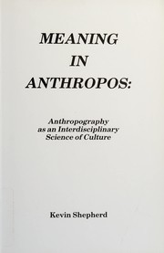 Cover of Meaning in Anthropos by Kevin Shepherd