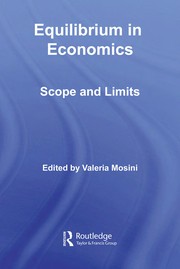Front cover of Equilibrium in economics by Valeria Mosini