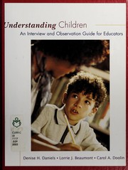 Cover of Understanding children by Denise H. Daniels