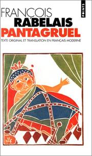 Cover of Pantagruel by François Rabelais