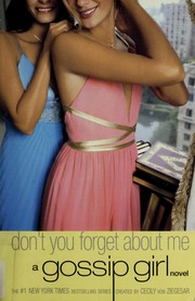 Front cover of Don't You Forget About Me by Cecily von Ziegesar